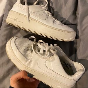 Platform Nike air forces